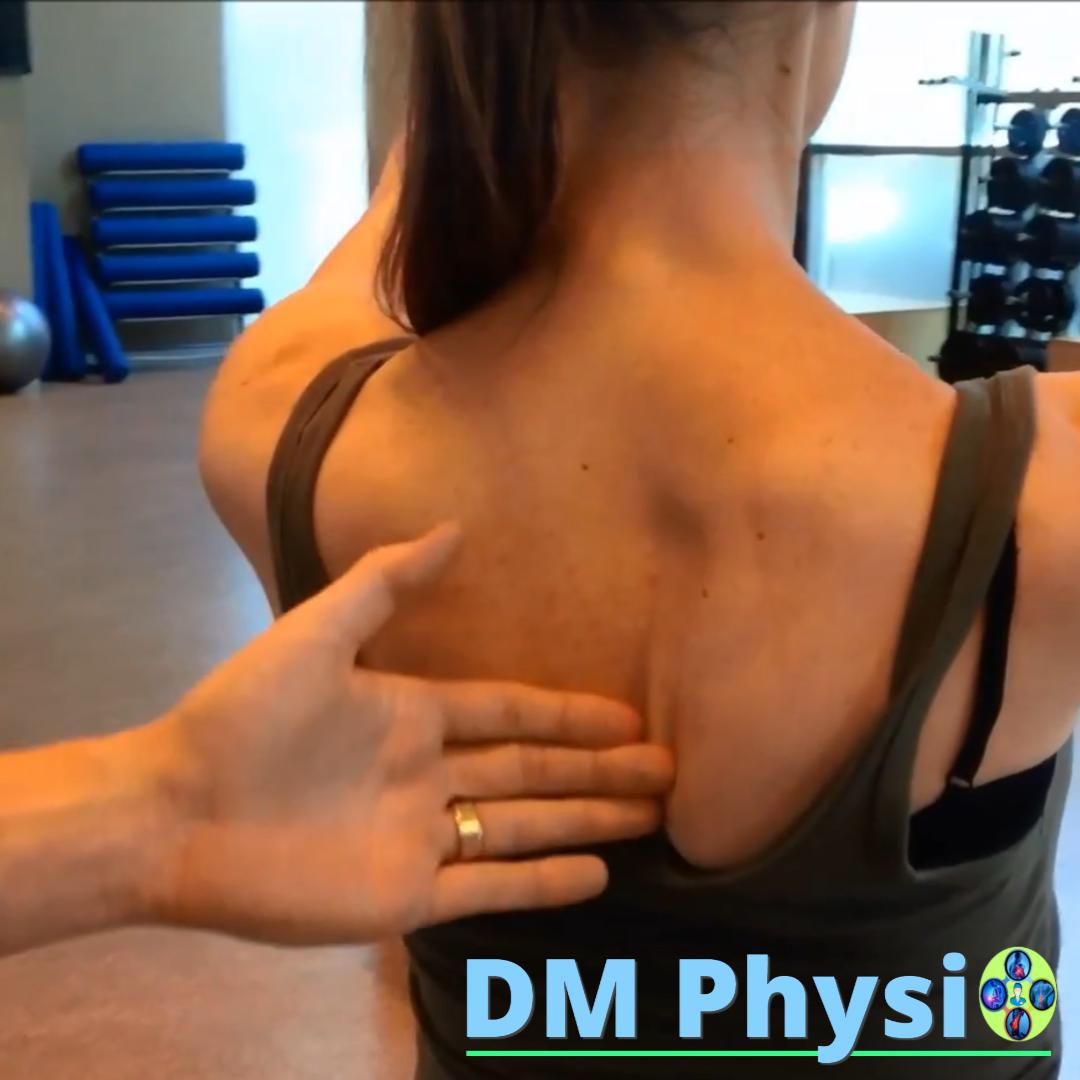 Изображение на скапуларна дискинезия